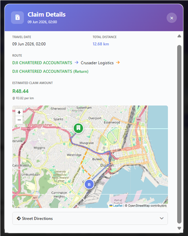 GPS Check-In - Uniportal